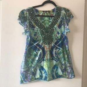 Women’s embossed blouse
